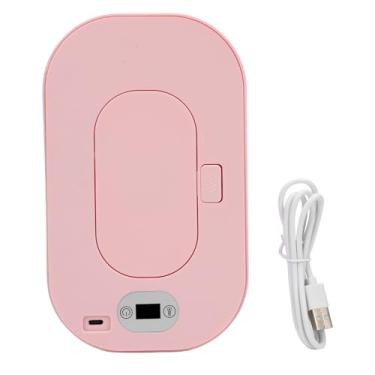 Imagem de Estink Aquecedor Portátil de Lenços Umidecidos para Bebê Alimentado por USB Aquecimento Rápido e Uniforme Com Variação de Temperatura ≤±1°C e Retenção de Umidade de 70% RH (Ajuste de temperatura rosada)