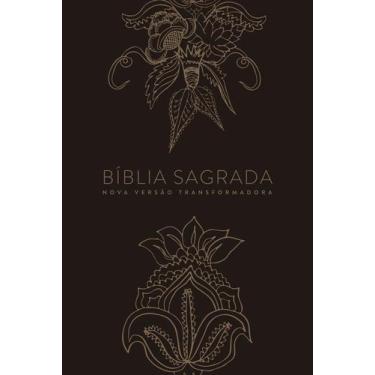 Imagem de Bíblia nvt letra normal   indian flowers dourada - MUNDO CRISTAO, 3