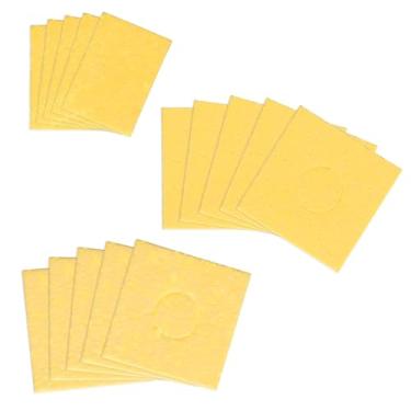 Imagem de 15 peças de esponja de solda, esponja de limpeza de ferro de solda, esponjas de solda, almofadas de esponja de solda de alta temperatura Pva, limpador de substituição quadrado de 50 x 35 mm 60 x 60 mm