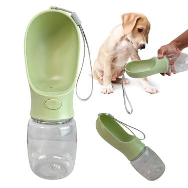 Imagem de Garrafa Agua Bebedouro Pet Cachorro Gato Cao Passeio Animais Estimaçao Viagem Caminhada Ar Livre Parque