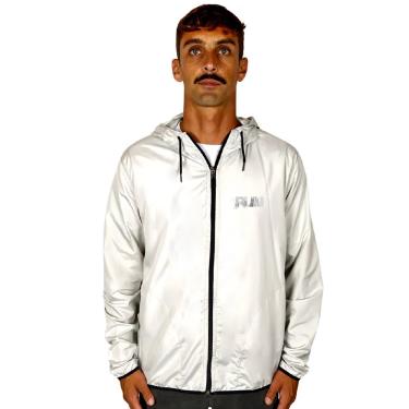 Imagem de Jaqueta Corta Vento Masculino Branco Off White Corrida WSS Run Energia