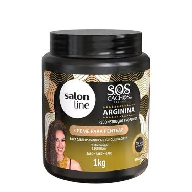 Imagem de Creme de Pentear Sos Cachos Arginina Salon Line 1KG