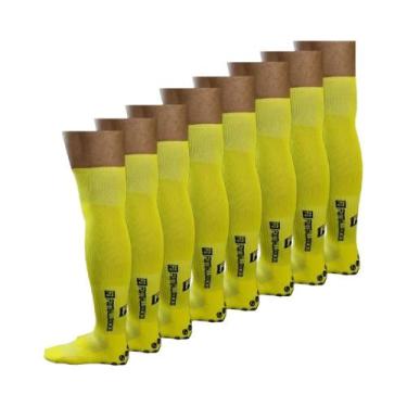 Imagem de Meias Esportivas Longas Unissex, 15 Pares, Antiderrapantes, Com Aderên