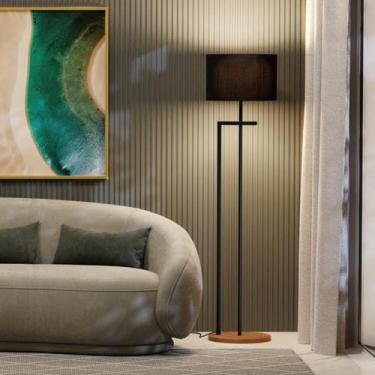 Imagem de Luminária Salone Aço Embutido Preto Premium Quarto e Sala - Unidecor C