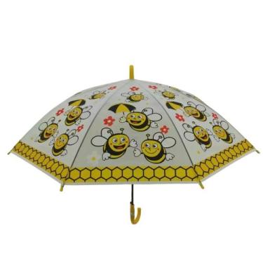 Imagem de Guarda chuva infantil para menina e menino plastico com desenhos sombr