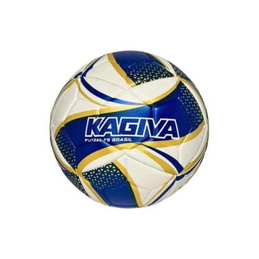 Imagem de Bola Futsal Kagiva F5 Brasil Sub 09 Cor Azul Dourado
