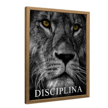 Imagem de Quadro Motivacional Leão em Disciplina - TACOLADO PAPEL DE PAREDE, 20 