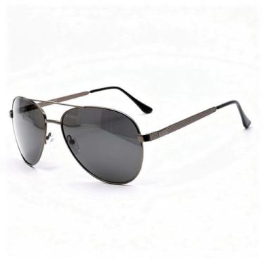 Imagem de Óculos De Sol Aviador Metal Polarizado Uv400 Retrô Unissex Desenho:Avi