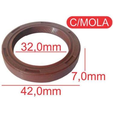 Imagem de Retentor dianteiro do virabrequim Vw Kombi 2006 a 2014 - BASTOS