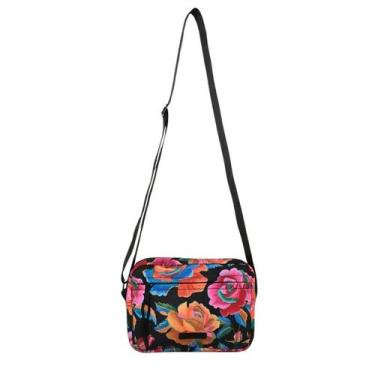 Imagem de Bolsa Ziriguidum Farm Rosas Pintadas Transversal Original