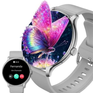 Imagem de Relógio Inteligente Para Samsung Galaxy S25 - SPDIRETO, preto, smartwa