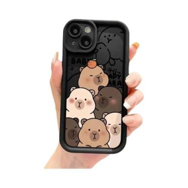 Imagem de Capa De Telefone Macia E Fofa De Capivara Para Apple iPhone 14 pro 16e