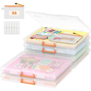 Imagem de Caixas Organizadoras Lifewit 33 x 31 cm Transparentes, 6 Peças