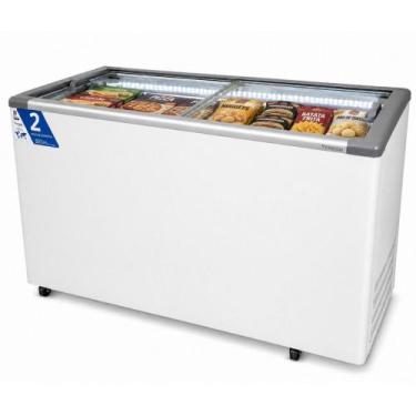 Imagem de Freezer Horizontal Expositor Fricon Tampa de Vidro com iluminação 411 