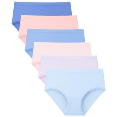 Imagem de Calcinhas BAMBOO COOL para Meninas, Respiráveis e Absorventes de Umida