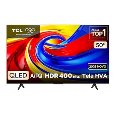 Imagem de Smart TV TCL 50 Polegadas QLED 4K P7L WiFi Bluetooth Google TV HDR10+ 60 Hz AIPQ 50P7L