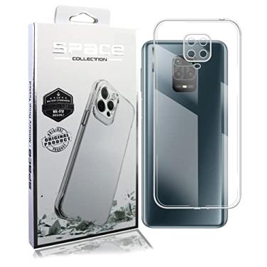 Imagem de Capa Capinha Clear + Película DE VIDRO 3D Compativel Redmi Note 9S Pro Max 6.67 - Luiza Cell25