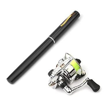 Imagem de Tingpai Va de pesca dobrável de bolso combo combo c a va de pesca kit va de pesca telescópica combo carretel de pesca