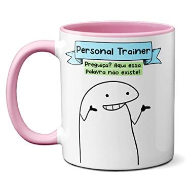 Imagem de Caneca Personal Trainer A Vida Dá Um Peso Levanta E Agacha (Rosa)