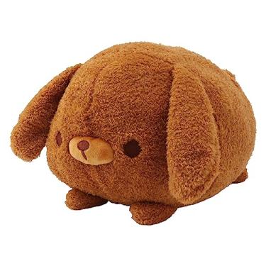 Imagem de Almofada para Cachorro de Pelúcia, Expressão Adorável, Costura Fina, Enchimento de Algodão PP, Brinquedo de Desenho Animado para Decoração de Carro (Tipo1 6L)