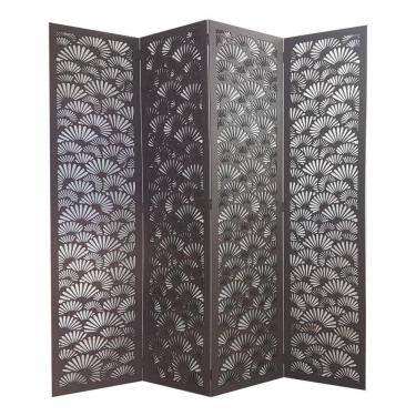 Imagem de Biombo 4 Folhas 172X180cm Mdf Modelo 25 Rustico Vazado