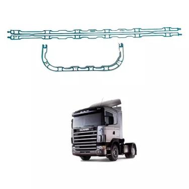 Imagem de JG JUNTAS CARTER C/FILETE SCANIA SERIE 4 5 CIL