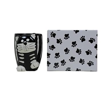 Imagem de Caneca de café Chester The Cat/Kitty ótima para coleções de gatos, Moderno, Preto, 14 ounce, 1