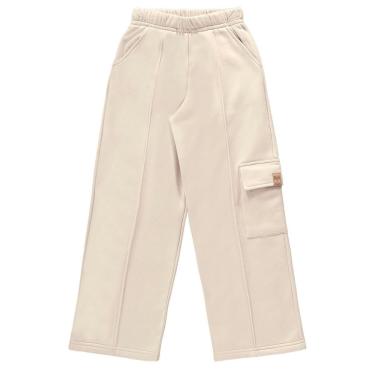 Imagem de Calça Wide Leg Básica em Moletom Juvenil Gloss-Feminino