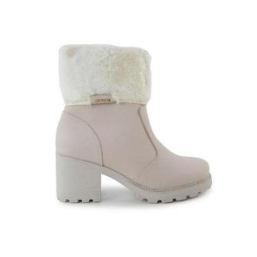 Imagem de Bota Feminina Pegada Burnished Linho Bege - 2813-Feminino