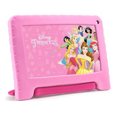 Imagem de Tablet Princesas 64gb 4gb Ram 7  Android 13 Com Kids Space Princesas