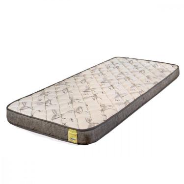 Imagem de Colchão De Solteiro Dreemy D33 78x188x12 Grafite Com Branco Apolospuma Branco Com Grafite