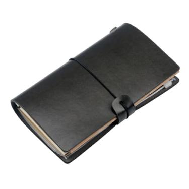 Imagem de Joucien Caderno A6 Negócios Criativo Folha Solta Caderno Retro Mão Ledger-Cinza-20 CM * 12 CM