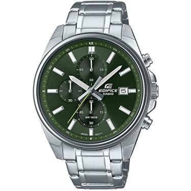 Imagem de Casio Relógio masculino Edifice - EFV-610D-1AVUDF mostrador preto, Verde, Standart, pulseira