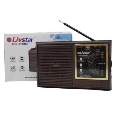 Imagem de Rádio Recarregavel 2730 Ru Retrô - Livstar22900