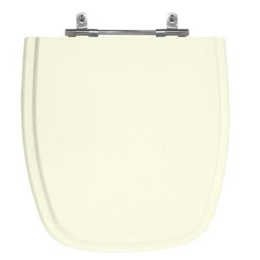 Imagem de Assento Laqueado Fit Pergamon Tampa Vaso Celite Em Mdf Bege - Lojarocc