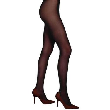 Imagem de Meia-Calça Opaca Daniela 707 Microfibra Fio 40 - Daniela Meias, Preto,