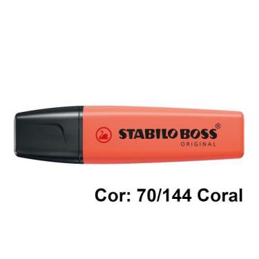 Imagem de Marca Texto Original Stabilo Boss Neon e Pastel Escolha Cor,  Coral Pa