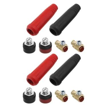 Imagem de LT Easiyl 8 peças TIG conector de painel de cabo de soldagem soquete DKJ10-25 conector de cabo DKZ10-25 soquete conector de cabo para máquina de corte a plasma de soldagem TIG