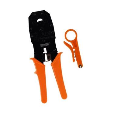 Imagem de Alicate Crimpar Rj45 Rj11 Crimpador Desencapar Cabo De Rede - Bestfer