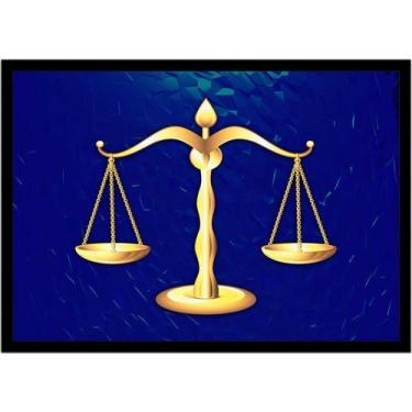 Imagem de Quadro Decorativo Escritórios De Advocacia Advogados Balança Da Justiç