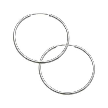 Imagem de Brinco Aço Argola Circulo 55x2mm - Convex