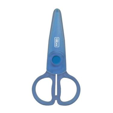 Imagem de Tesoura Escolar Plástica Tilibra Corta Apenas Papel 122mm T403 Cores V