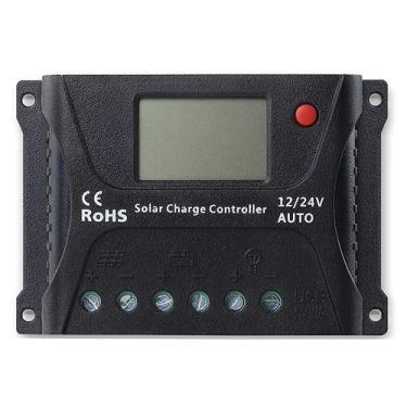 Imagem de Controlador de Carga Solar 10A PWM SR-HP2410 12V / 24V