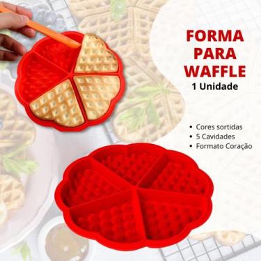 Imagem de Kit Forma Silicone Airfryer Micro-Ondas Reutilizável Waffle - Escolha 