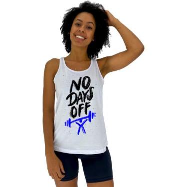 Imagem de Regata Feminina Recorte Nadador MXD Conceito No Days Off, Branco, G