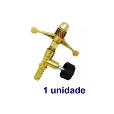 Imagem de Registro Regulador De Gás Alta Pressão P13 Botijão 1 pç (02A) - JW