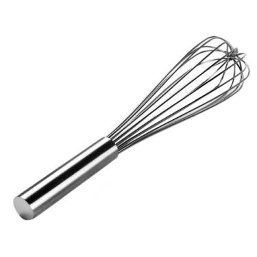 Imagem de Batedor de massa manual Arame fino flexível 40,5cm - Cromus