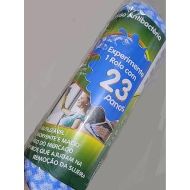 Imagem de kit com 3 Rolos de Pano Multiuso Tipo Perflex Anti-bactericida com 23 