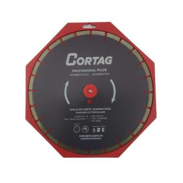 Imagem de Disco Diamantado Concreto Asfalto Profissioal Plus 350mm Cortag
