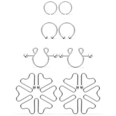 Imagem de Jenxnjsjo, sem piercing protetor de mamilo/anel ajustável.